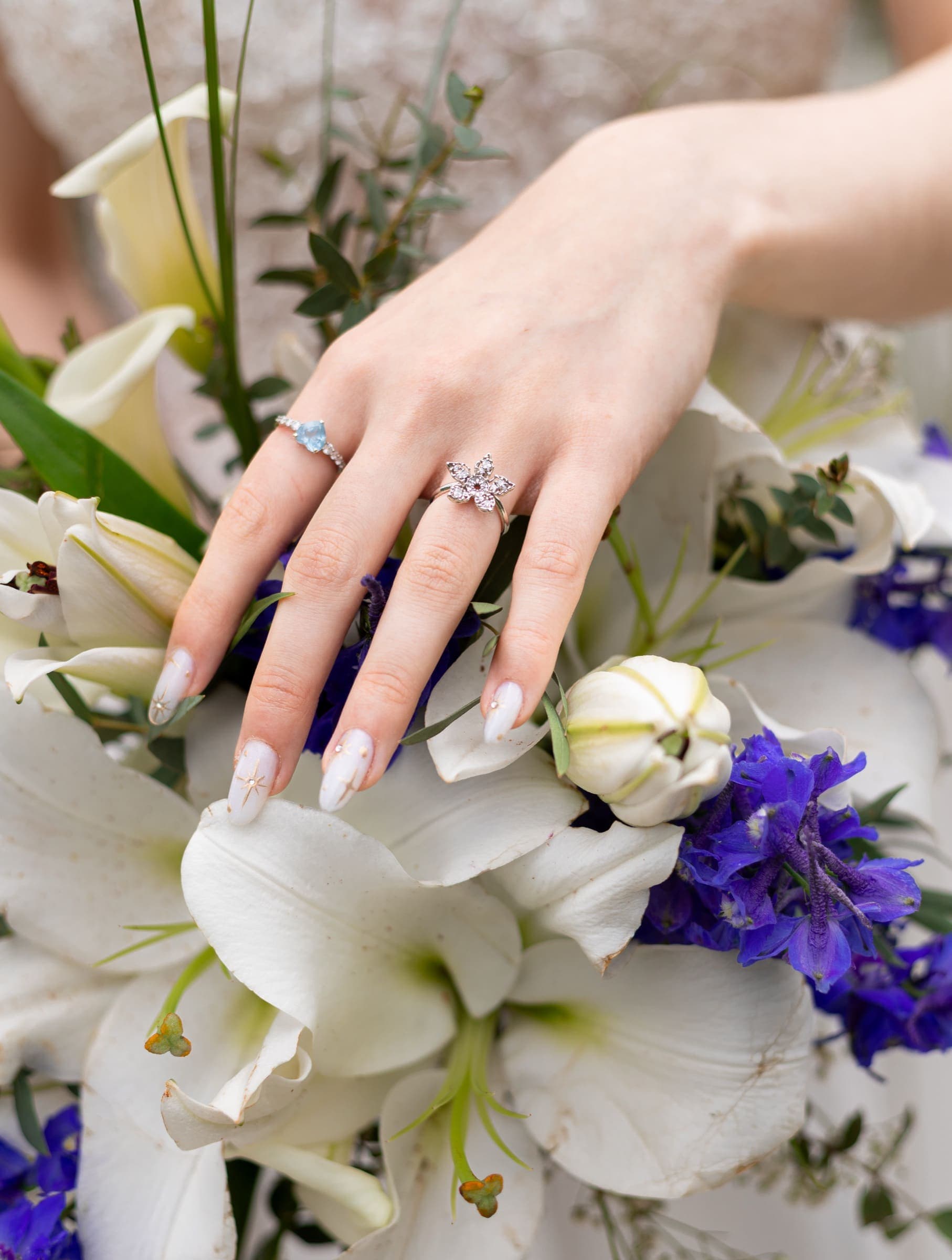 Détails floraux du mariage