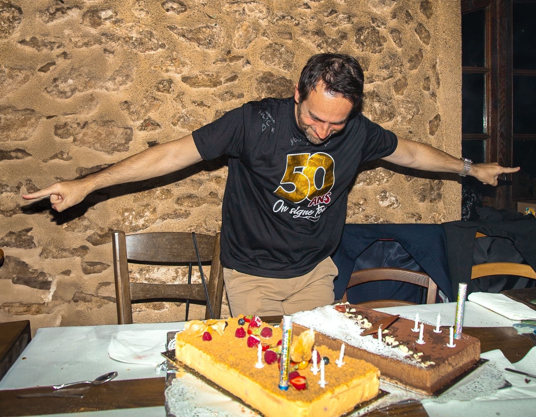 Anniversaire festif en famille